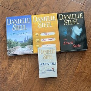 Danielle Steel Book Lot - A Perfect Life, The Apartment, The Dark Side, Winners